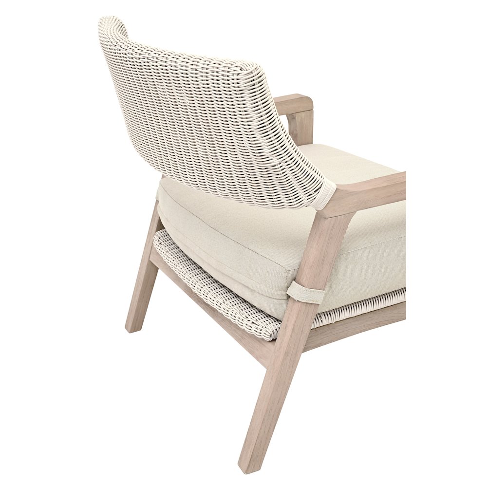 Woven - Outdoor  Transitional Lucia Outdoor Club Chair. Picture 6