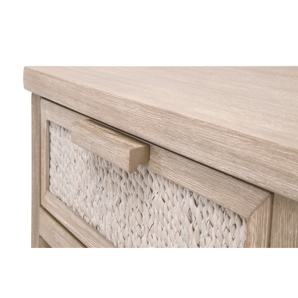 Woven Transitional Malay 1-Drawer Nightstand. Picture 7