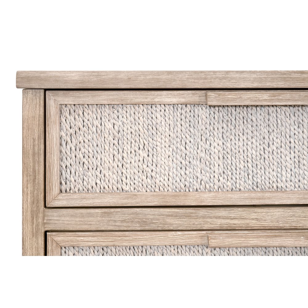 Woven Transitional Malay 6-Drawer Double Dresser. Picture 9