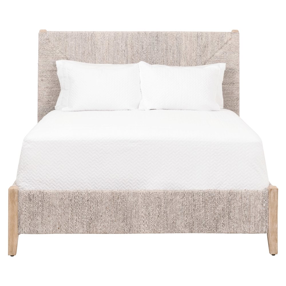 Woven Transitional Malay Queen Bed. Picture 1