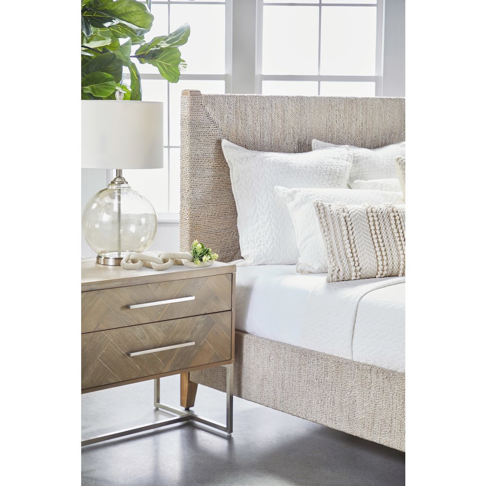 Woven Transitional Malay Queen Bed. Picture 15
