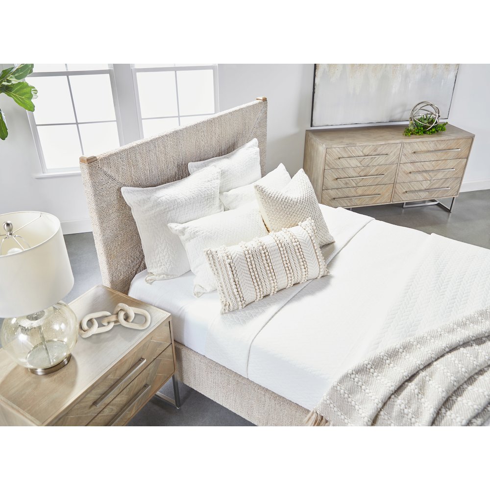 Woven Transitional Malay Queen Bed. Picture 18