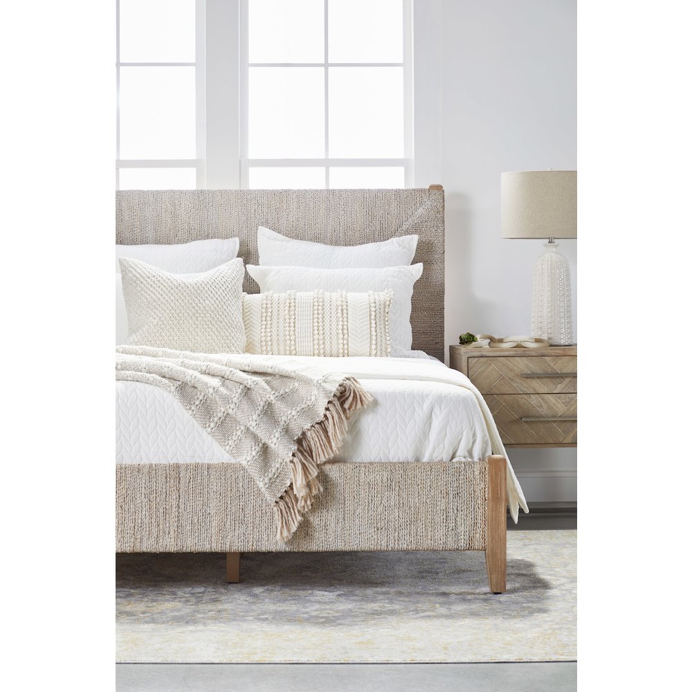 Woven Transitional Malay Queen Bed. Picture 19