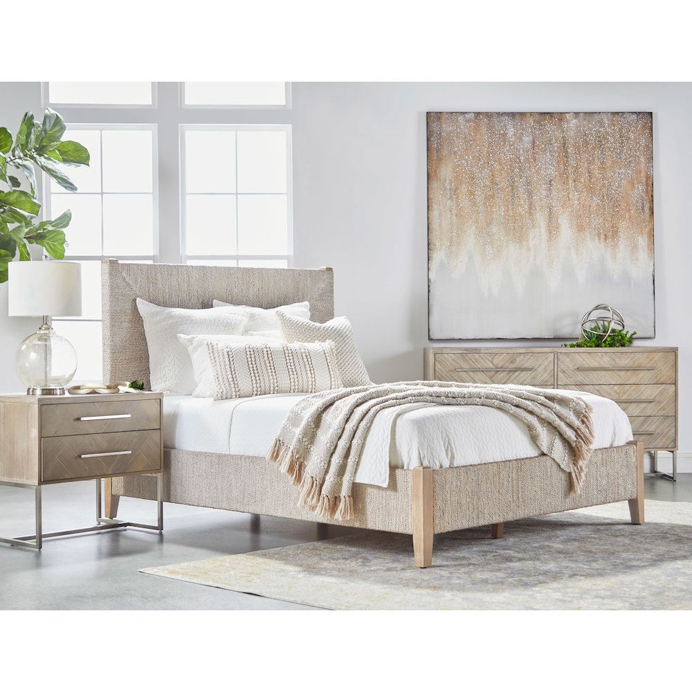 Woven Transitional Malay Queen Bed. Picture 25