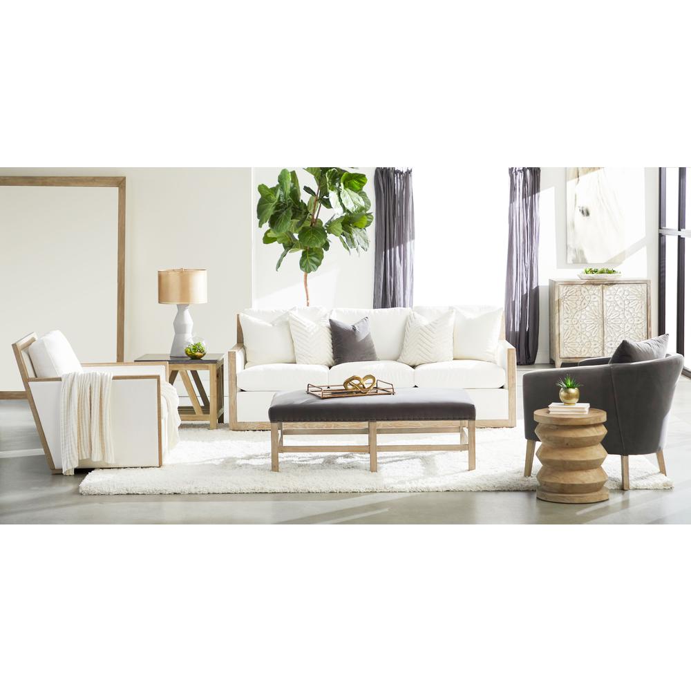 Manhattan 85 Wood Trim Sofa. Picture 11