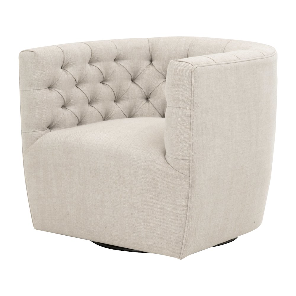 Essentials Transitional Marcel Swivel Club Chair. Picture 2