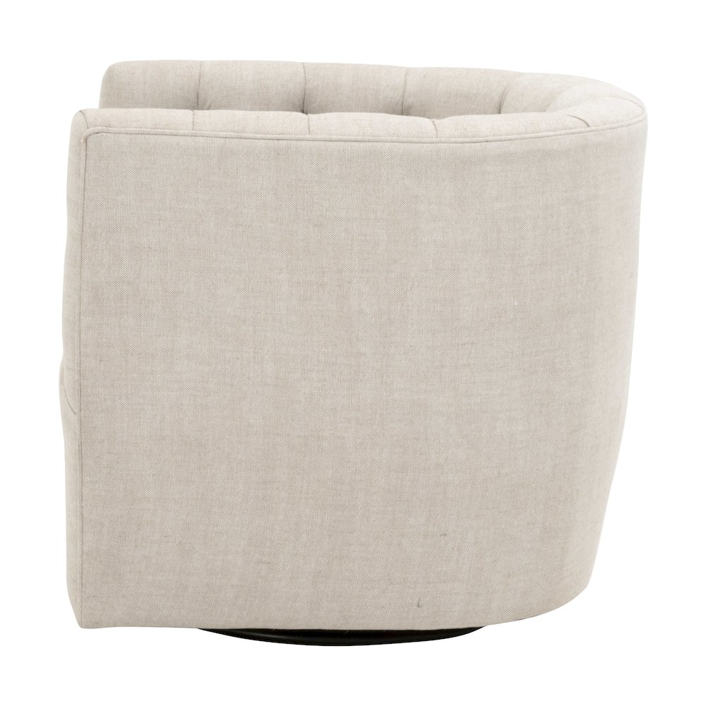Essentials Transitional Marcel Swivel Club Chair. Picture 3