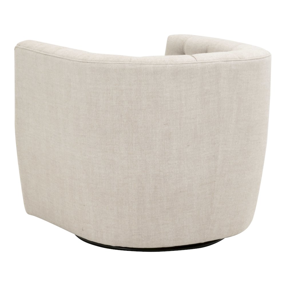 Essentials Transitional Marcel Swivel Club Chair. Picture 4