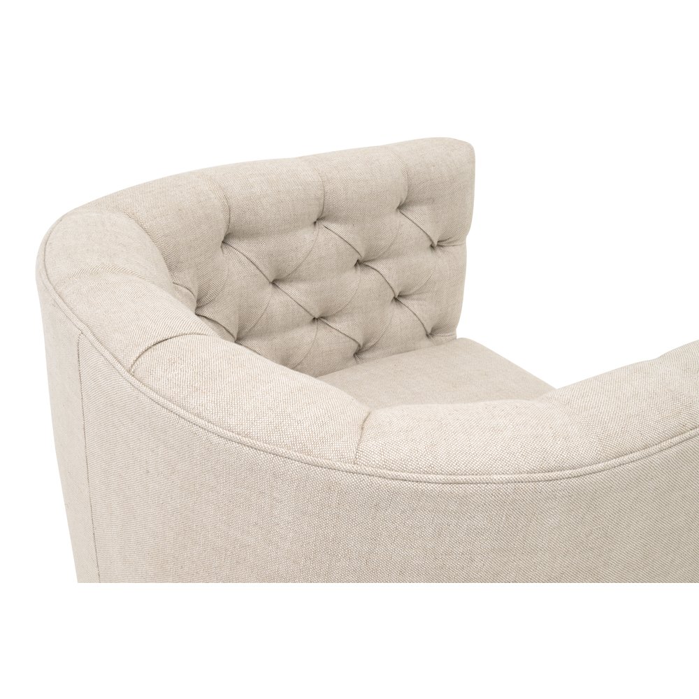 Essentials Transitional Marcel Swivel Club Chair. Picture 6