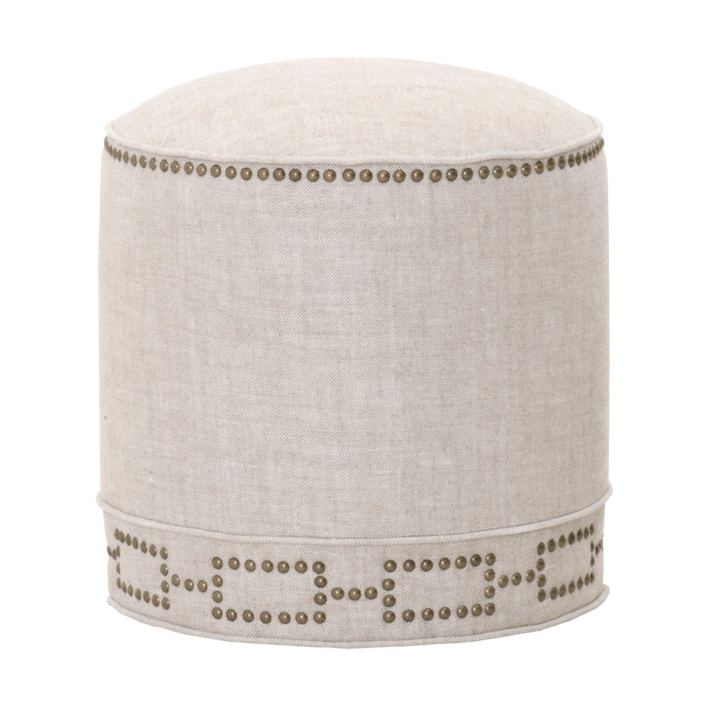 Essentials Transitional Marlow Ottoman. Picture 1