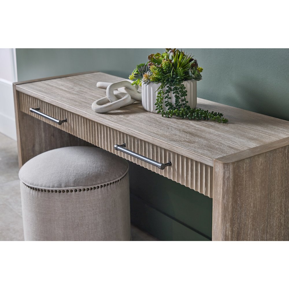 Essentials Transitional Marlow Ottoman. Picture 4