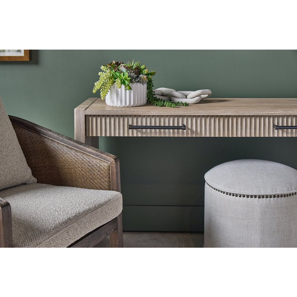 Essentials Transitional Marlow Ottoman. Picture 5