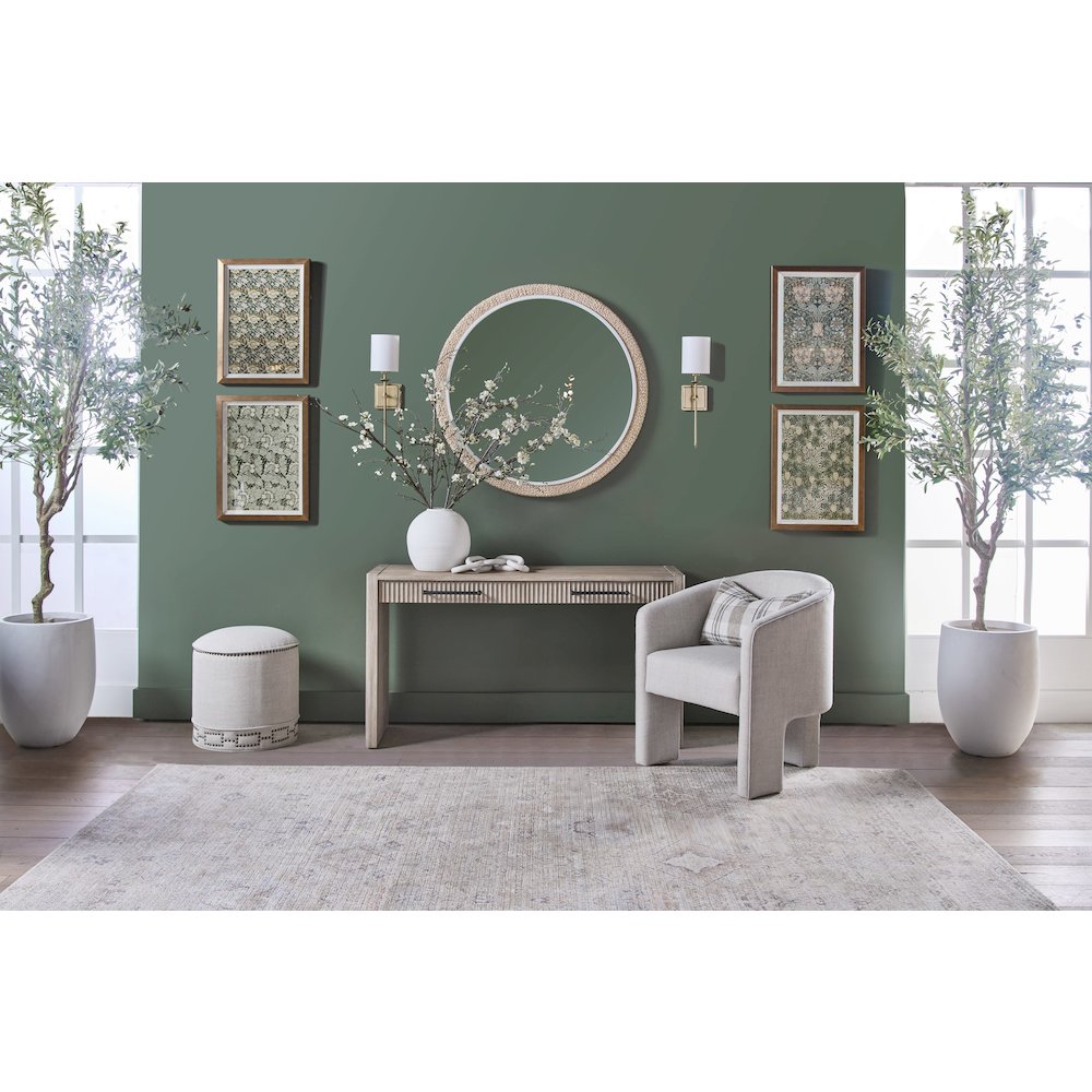 Essentials Transitional Marlow Ottoman. Picture 7