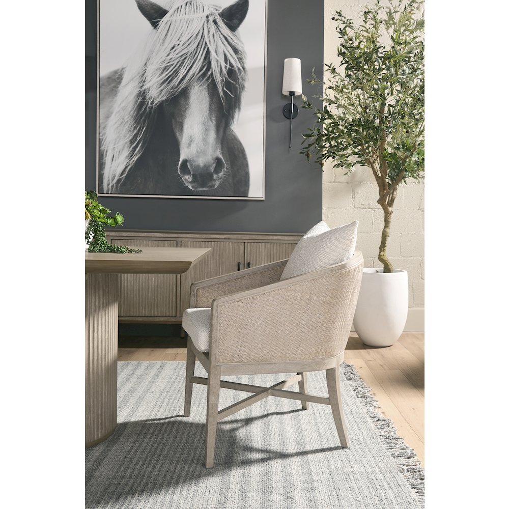 Stitch & Hand - Dining & Bedroom Transitional McGuire Arm Chair. Picture 8