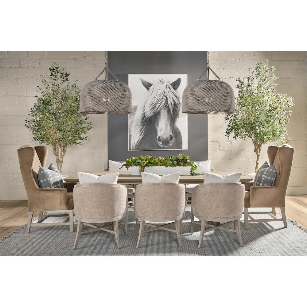 Stitch & Hand - Dining & Bedroom Transitional McGuire Arm Chair. Picture 13