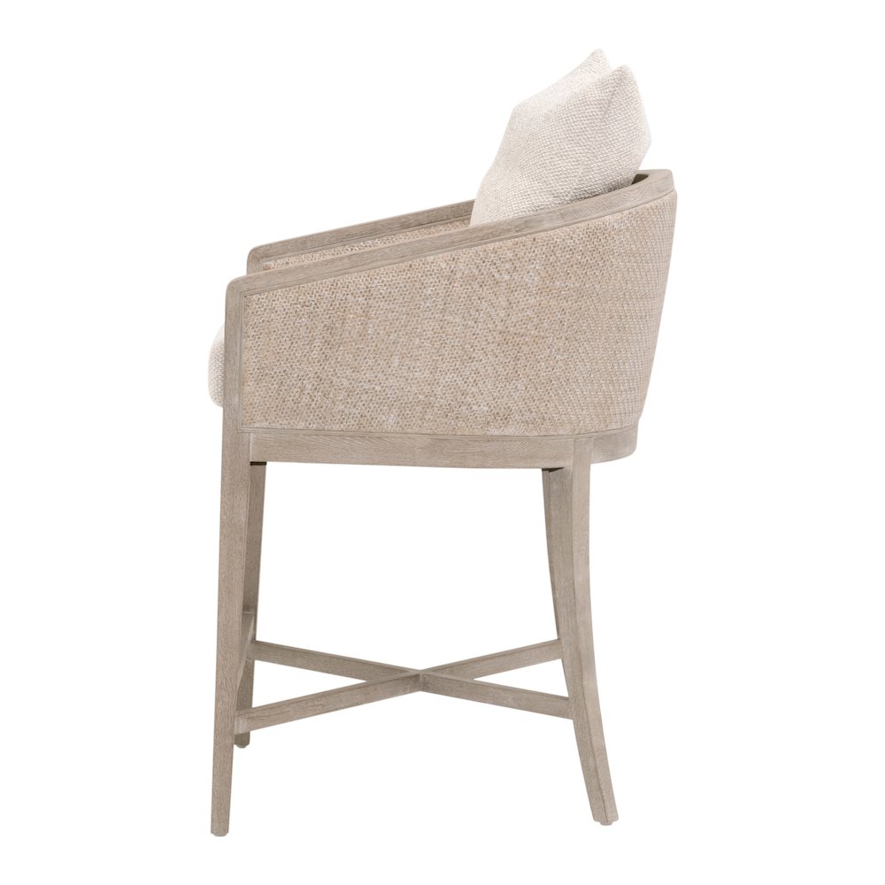 Stitch & Hand - Dining & Bedroom Transitional McGuire Counter Stool. Picture 3