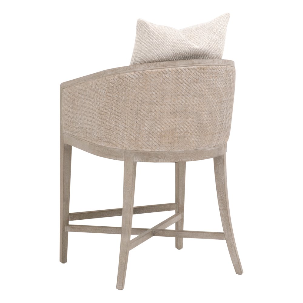 Stitch & Hand - Dining & Bedroom Transitional McGuire Counter Stool. Picture 4