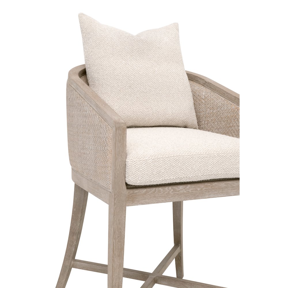 Stitch & Hand - Dining & Bedroom Transitional McGuire Counter Stool. Picture 7
