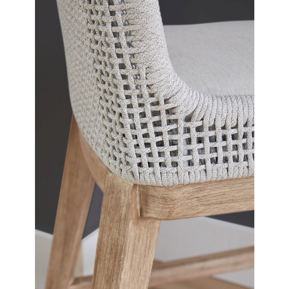 Woven Transitional Mesh Counter Stool. Picture 9