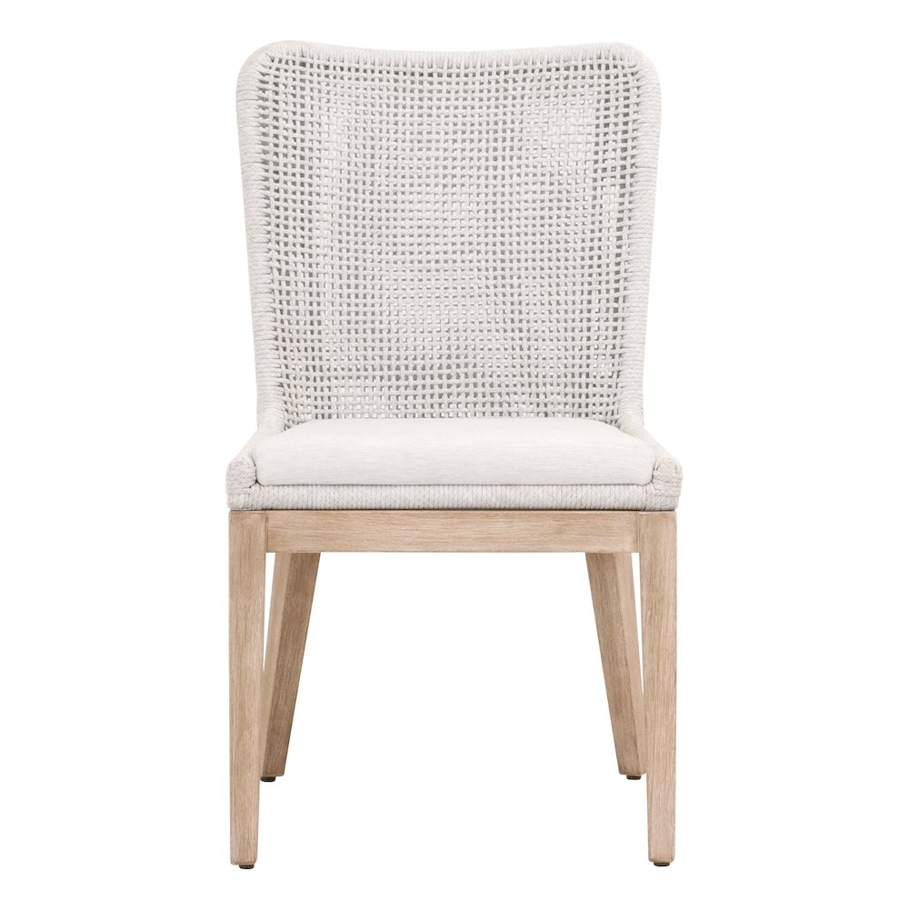 Woven Transitional Mesh Dining Chair, Set of 2. Picture 1