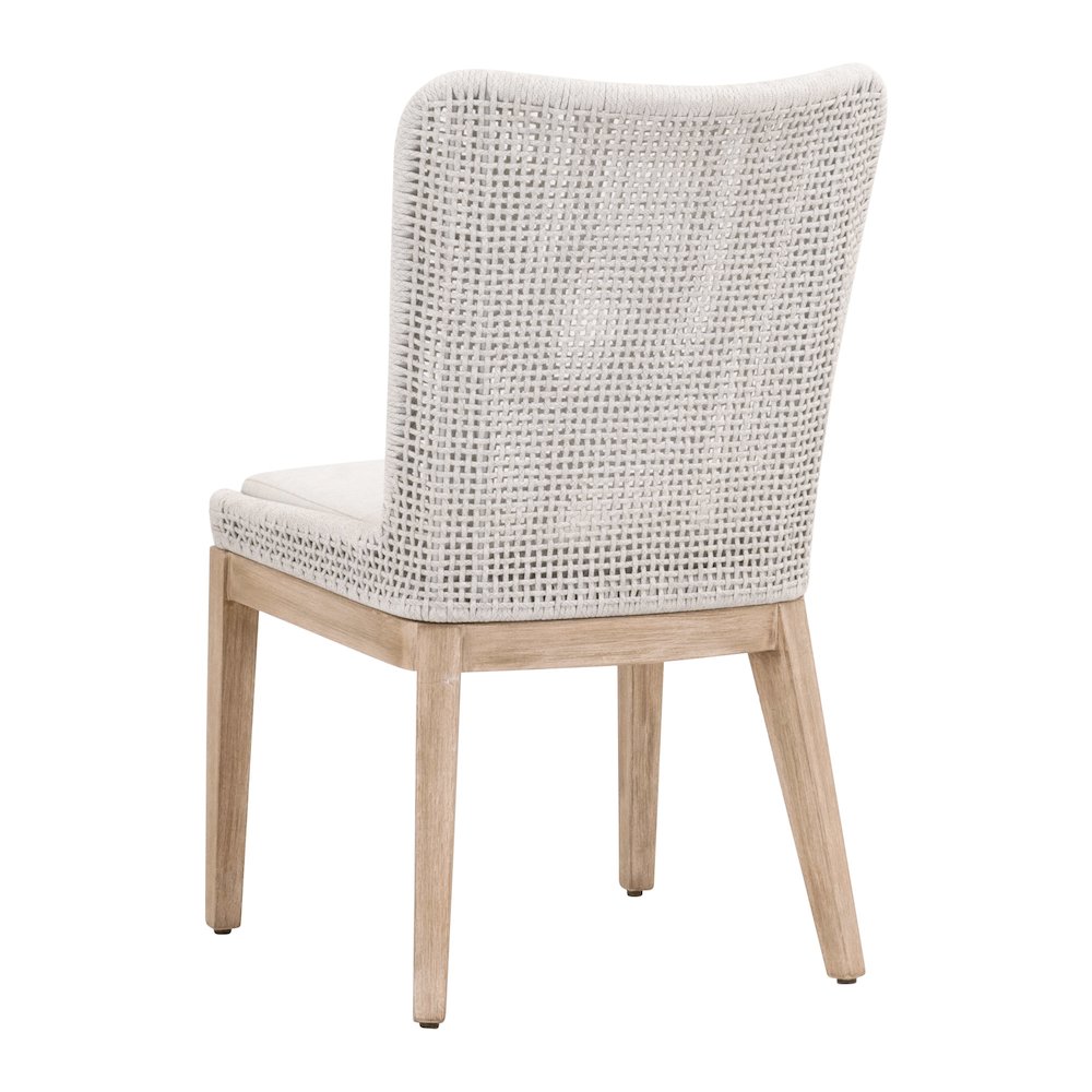 Woven Transitional Mesh Dining Chair, Set of 2. Picture 4
