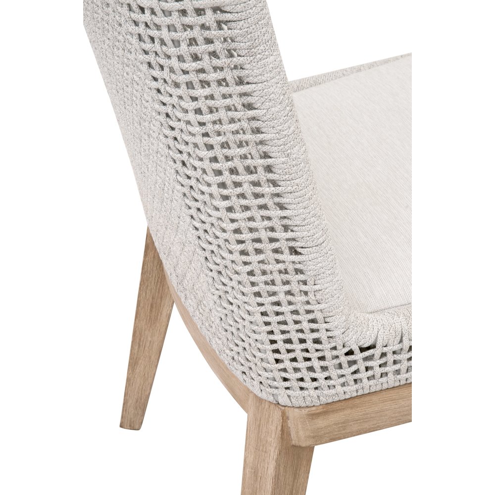 Woven Transitional Mesh Dining Chair, Set of 2. Picture 6