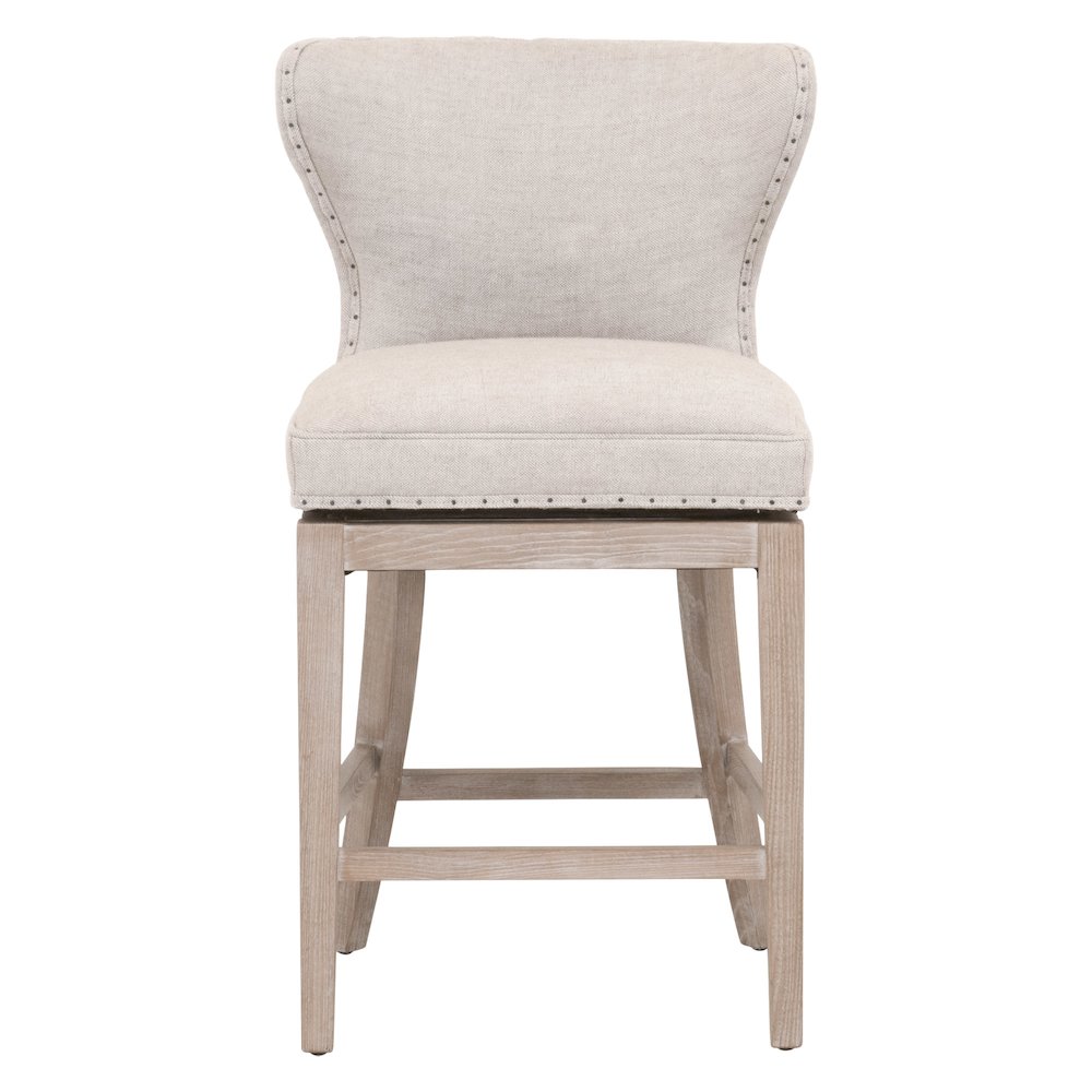 Essentials Transitional Milton Swivel Counter Stool. Picture 1