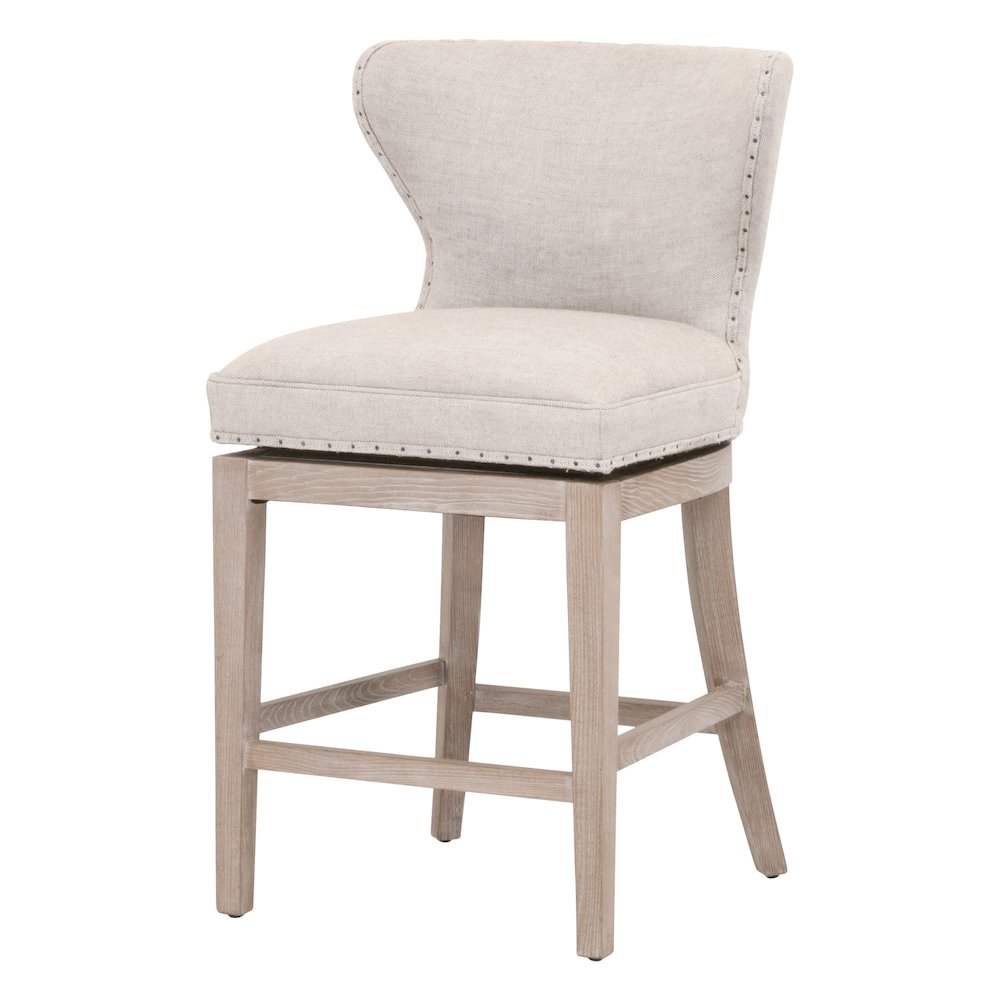 Essentials Transitional Milton Swivel Counter Stool. Picture 2
