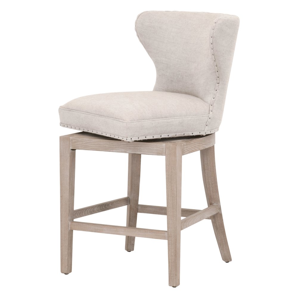 Essentials Transitional Milton Swivel Counter Stool. Picture 4