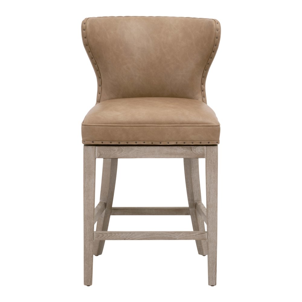 Essentials Transitional Milton Swivel Counter Stool. Picture 1