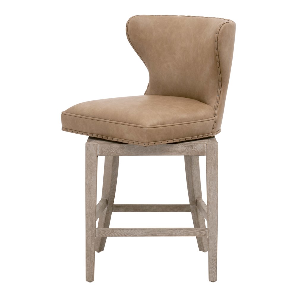Essentials Transitional Milton Swivel Counter Stool. Picture 2