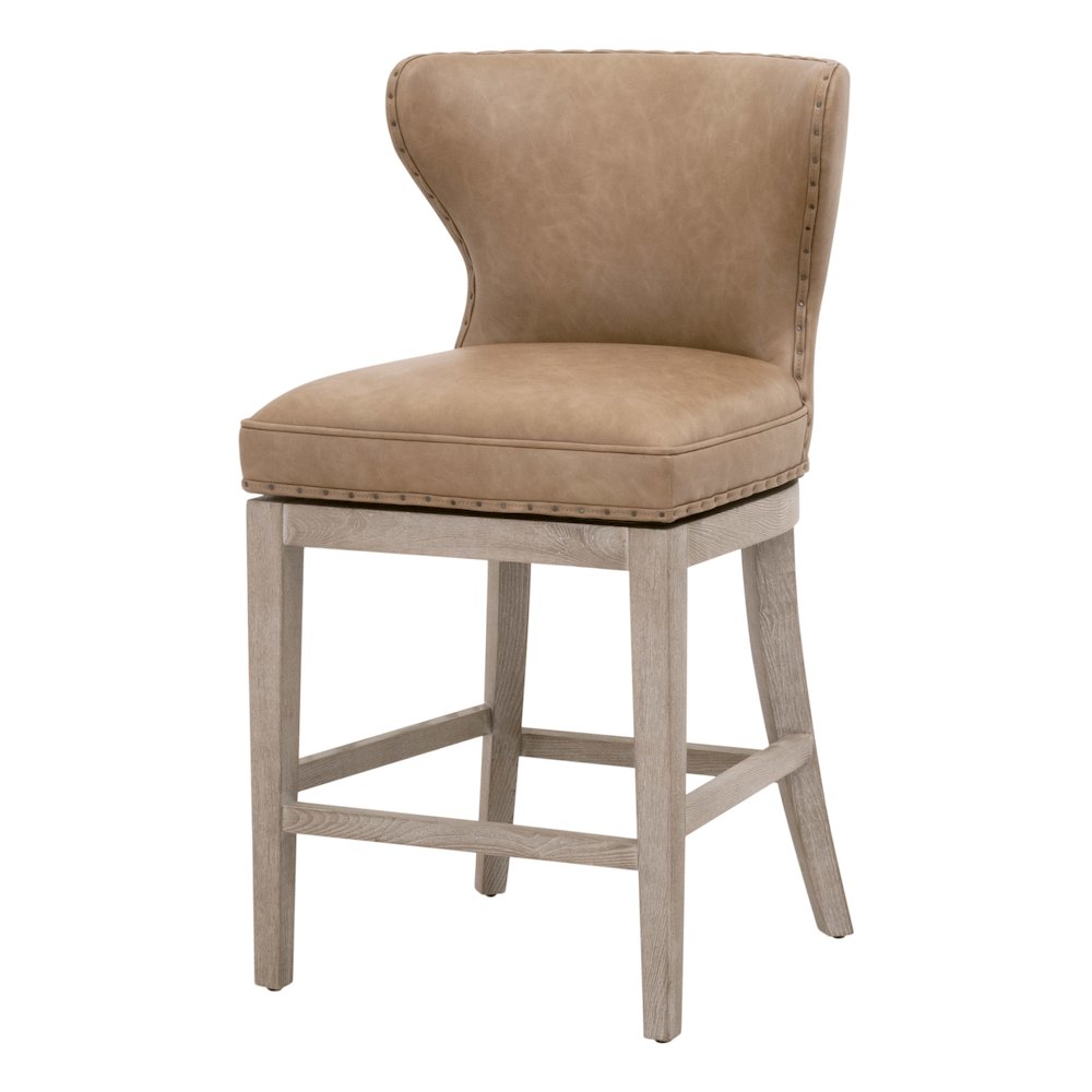 Essentials Transitional Milton Swivel Counter Stool. Picture 3