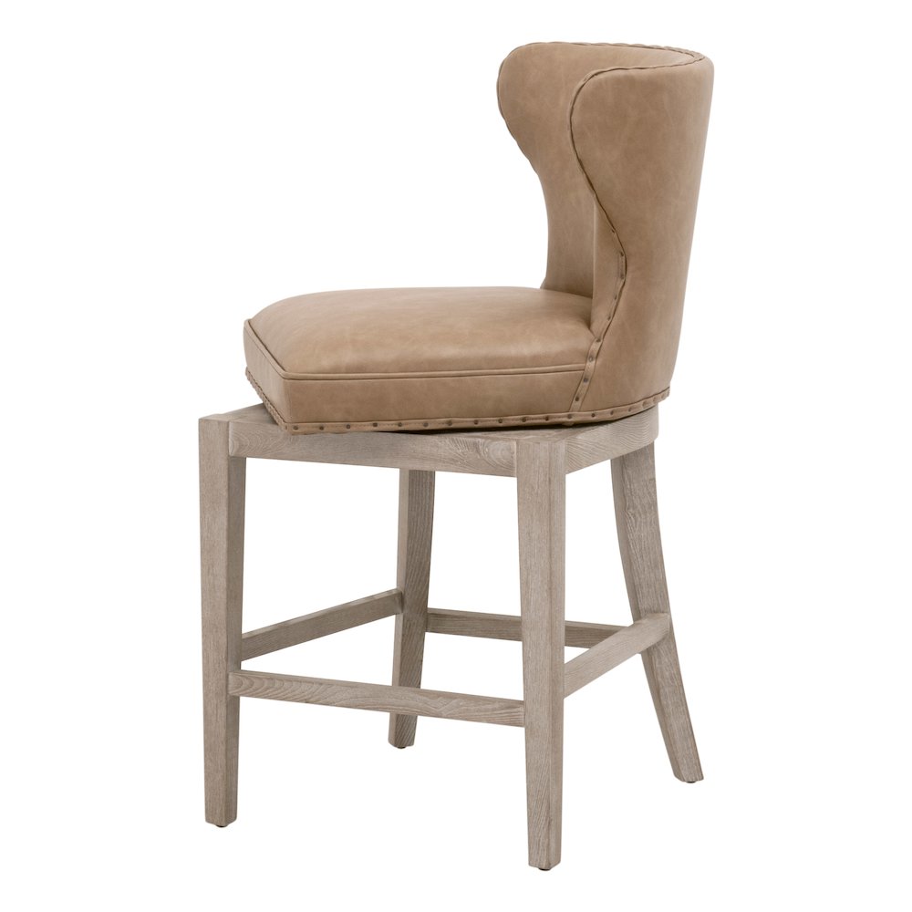 Essentials Transitional Milton Swivel Counter Stool. Picture 4