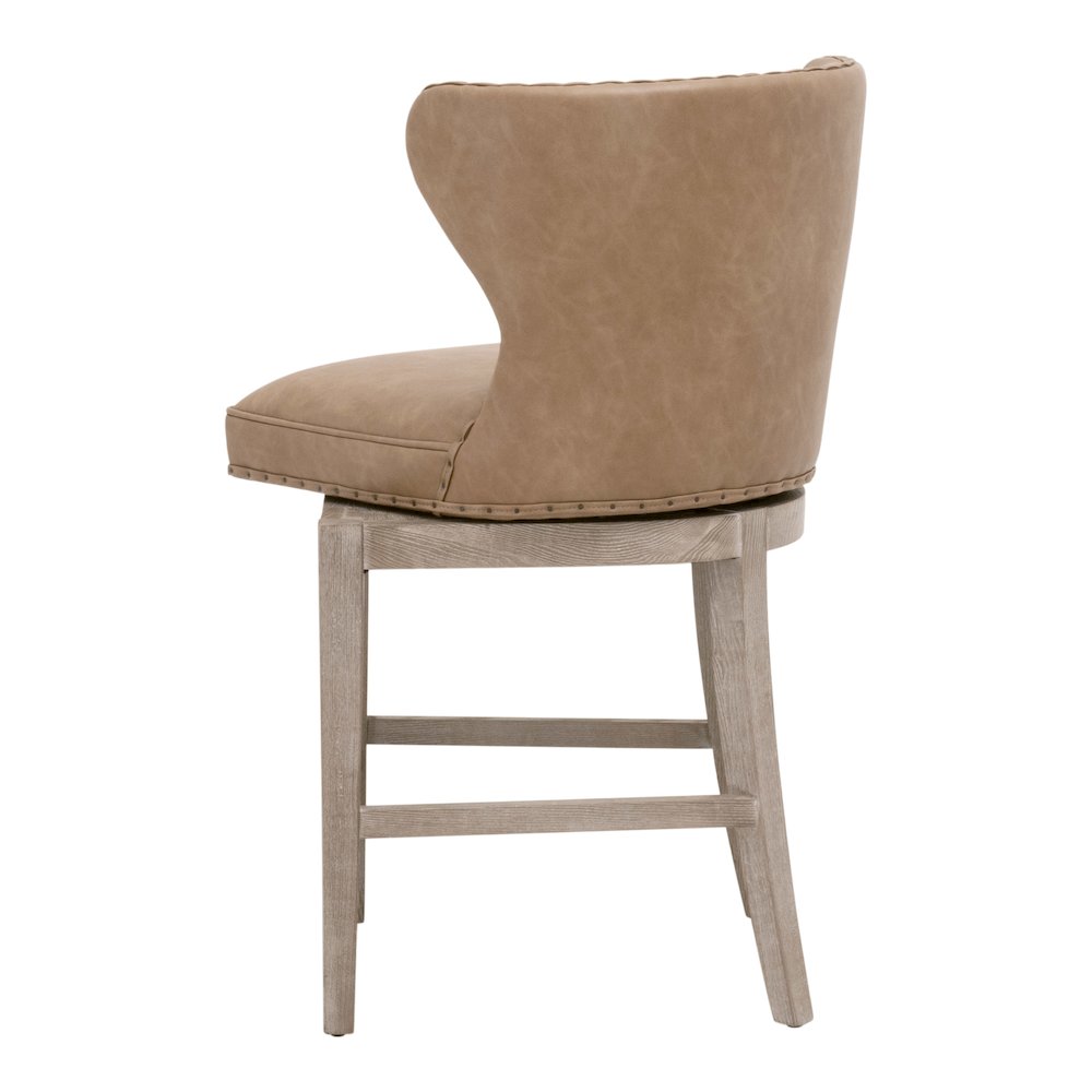 Essentials Transitional Milton Swivel Counter Stool. Picture 6