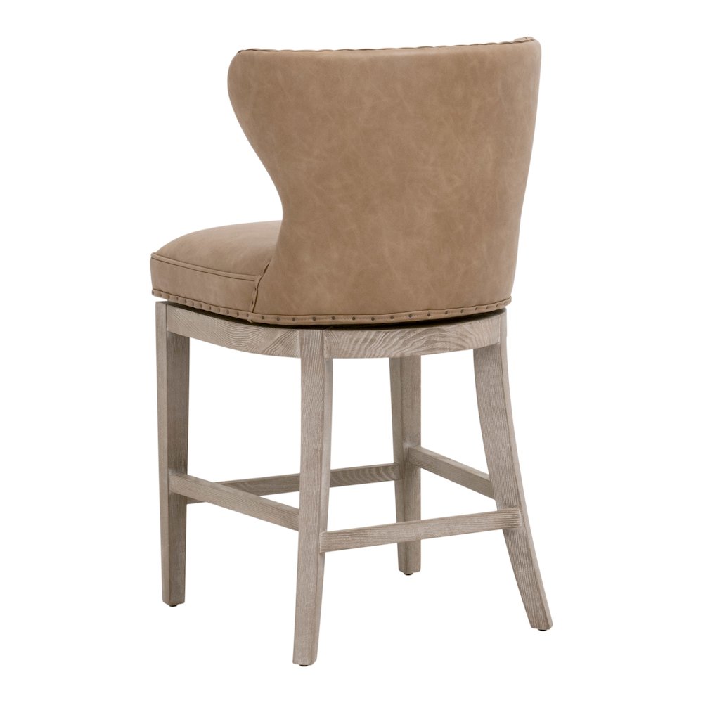 Essentials Transitional Milton Swivel Counter Stool. Picture 7