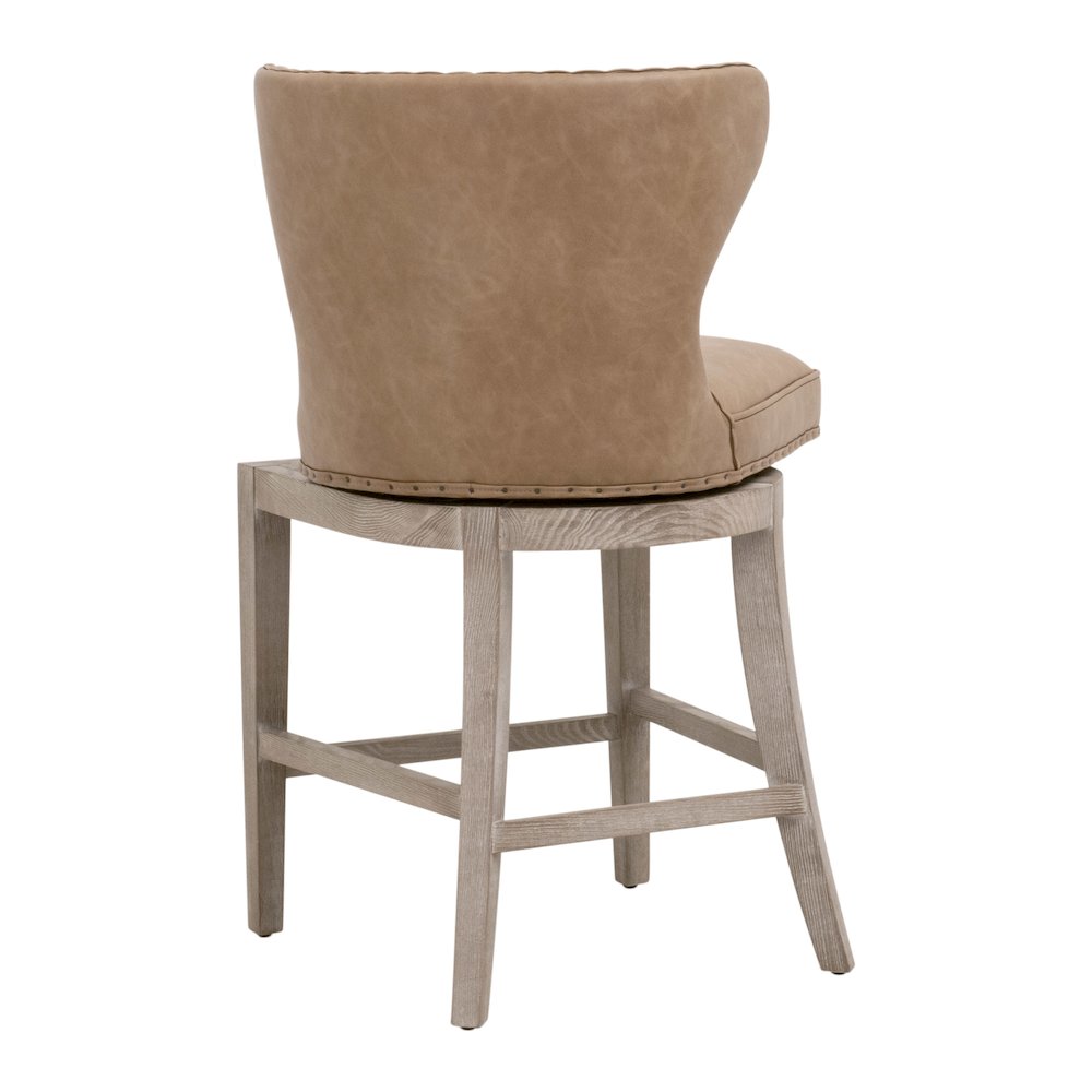 Essentials Transitional Milton Swivel Counter Stool. Picture 8