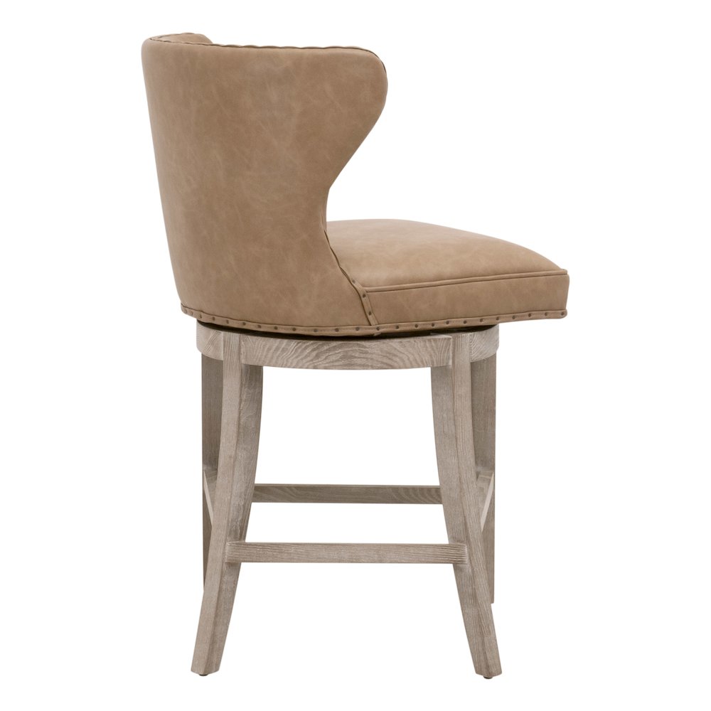 Essentials Transitional Milton Swivel Counter Stool. Picture 10