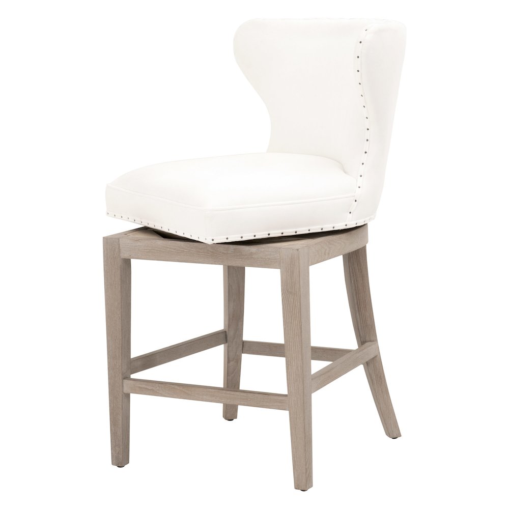 Essentials Transitional Milton Swivel Counter Stool. Picture 4