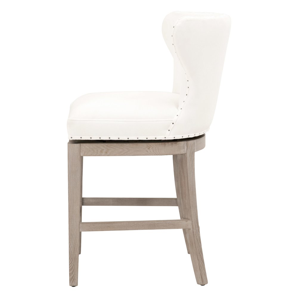 Essentials Transitional Milton Swivel Counter Stool. Picture 5