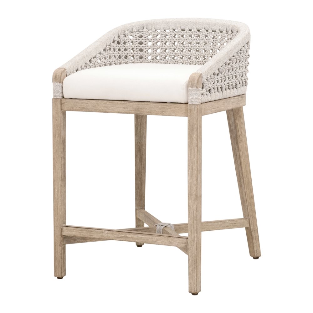 Woven Transitional Montecito Counter Stool. Picture 2
