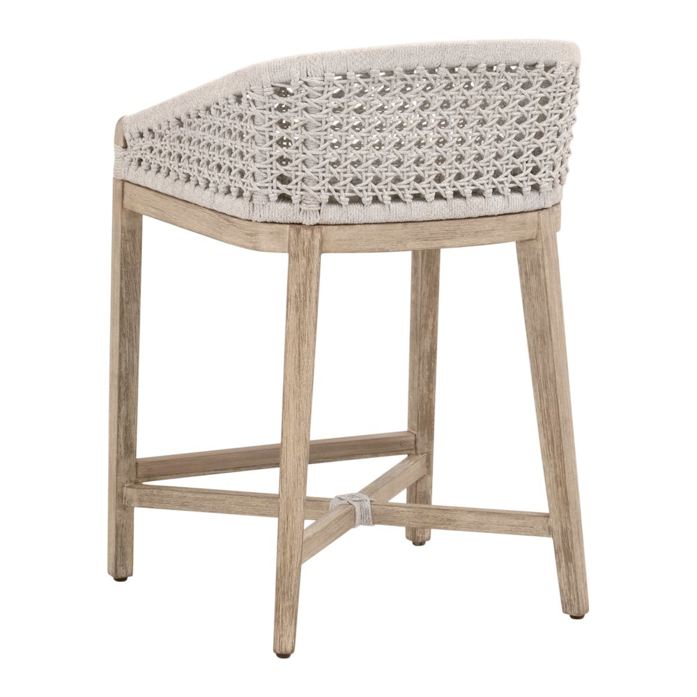 Woven Transitional Montecito Counter Stool. Picture 4