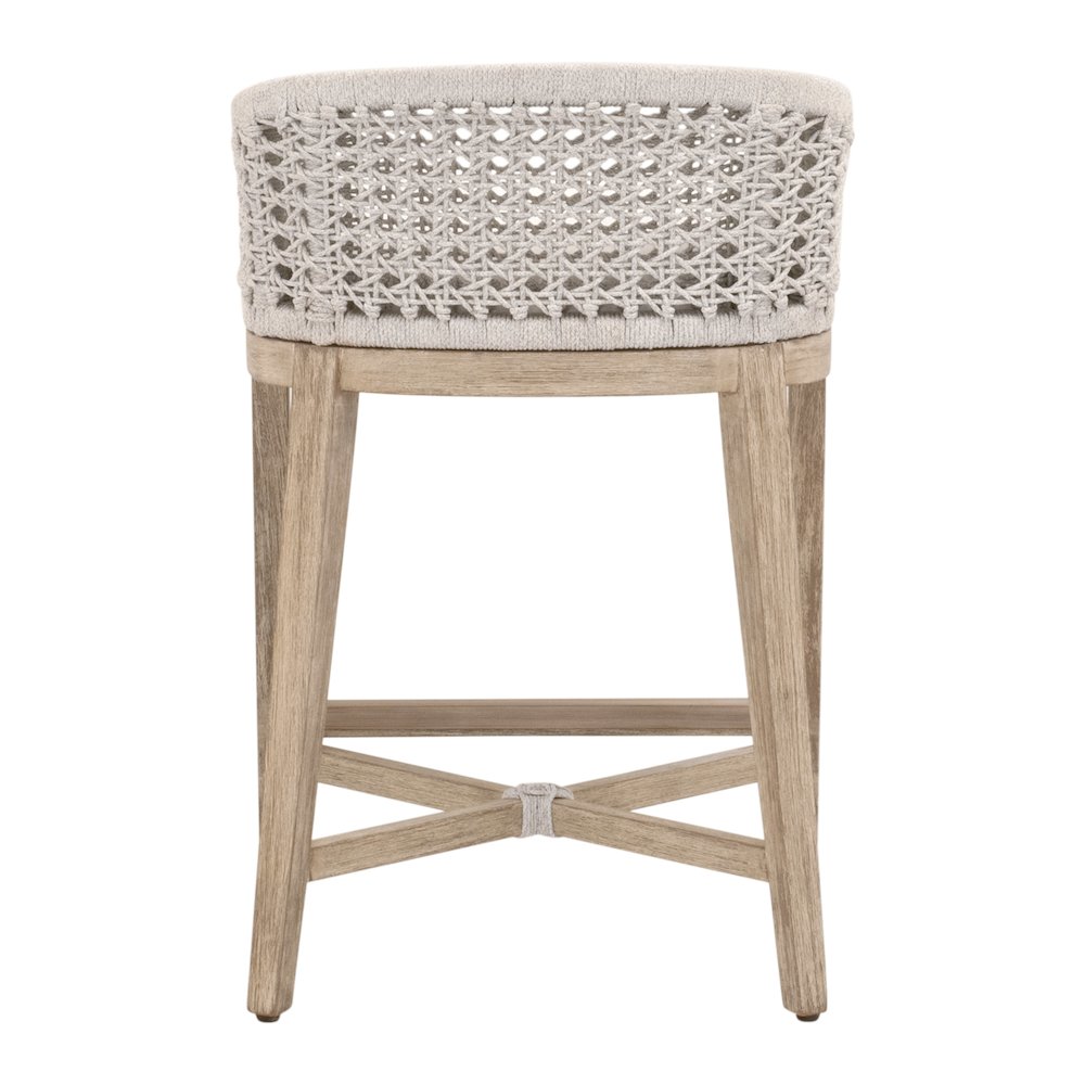 Woven Transitional Montecito Counter Stool. Picture 5
