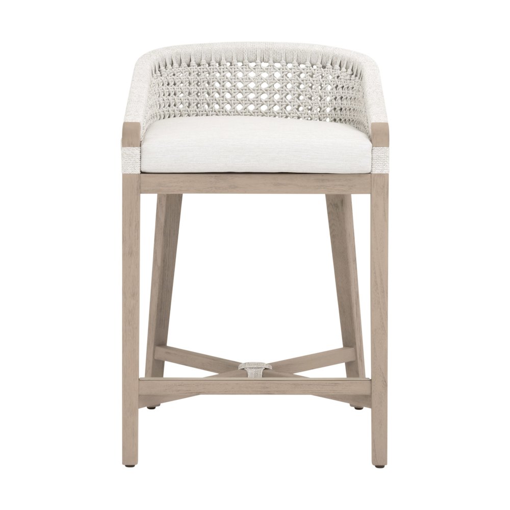 Woven - Outdoor  Transitional Montecito Outdoor Counter Stool. Picture 1
