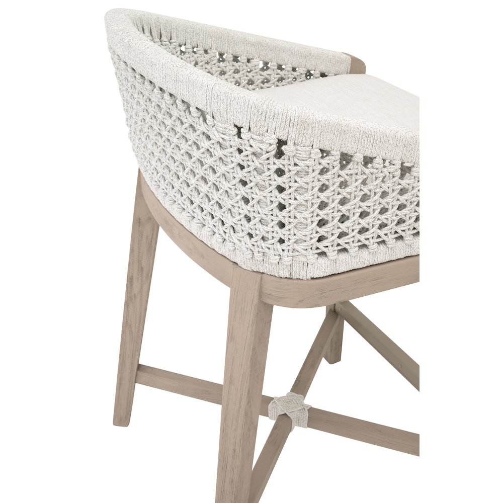 Woven - Outdoor  Transitional Montecito Outdoor Counter Stool. Picture 7