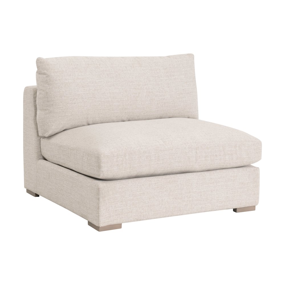 Transitional Newport Outdoor Modular 1-Seat Armless Chair. Picture 2