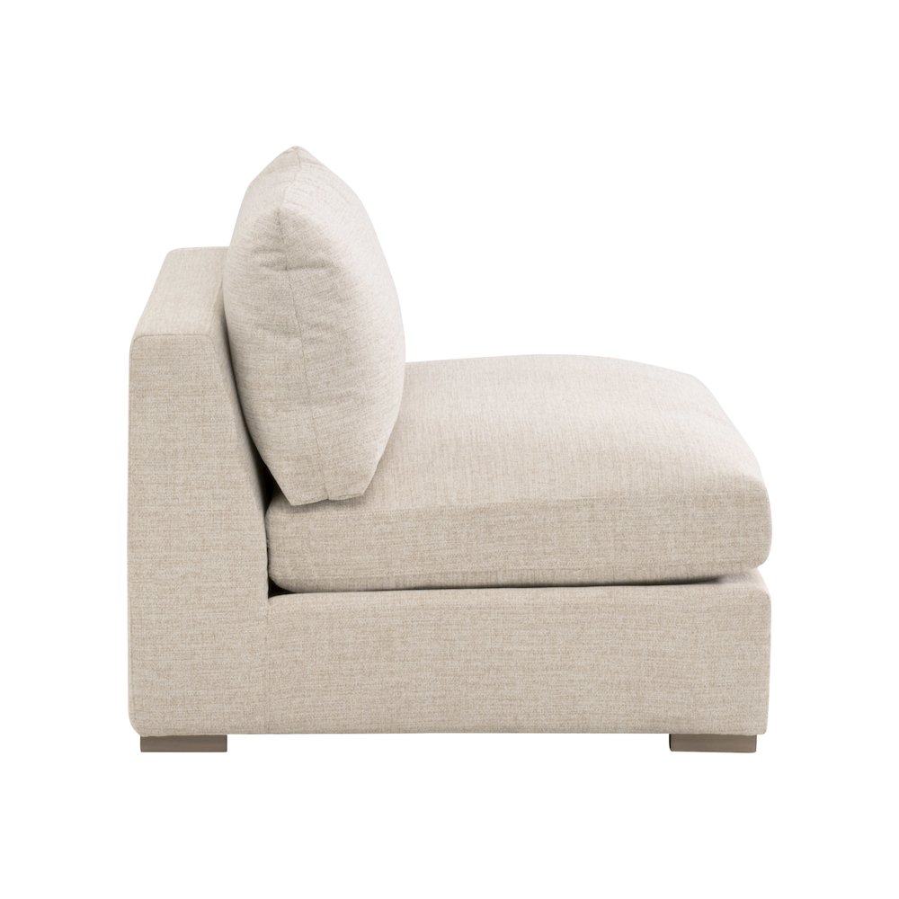 Transitional Newport Outdoor Modular 1-Seat Armless Chair. Picture 3