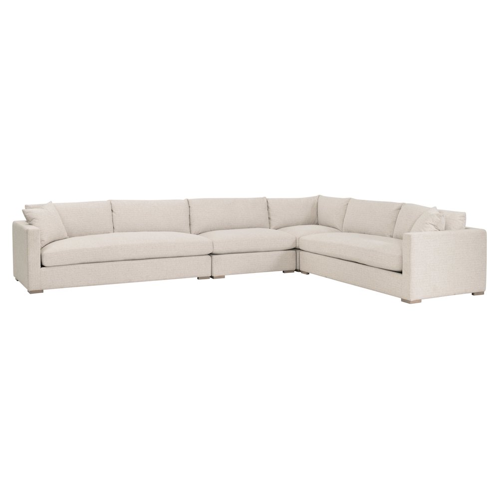 Transitional Newport Outdoor Modular 1-Seat Armless Chair. Picture 5