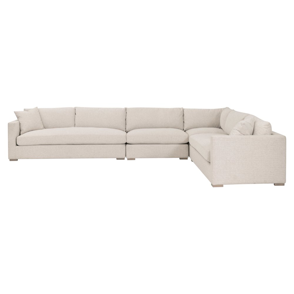Transitional Newport Outdoor Modular 1-Seat Armless Chair. Picture 6