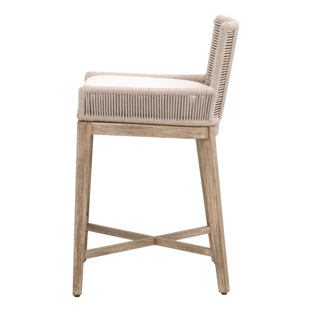 Woven Transitional Overlay Counter Stool. Picture 3