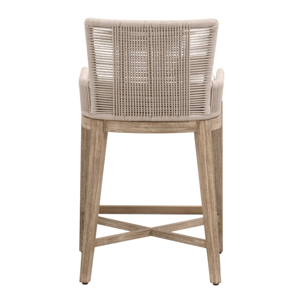 Woven Transitional Overlay Counter Stool. Picture 5